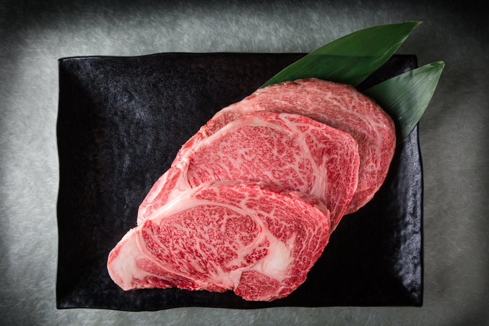A5 Japanese Wagyu Ribeye Steak Set